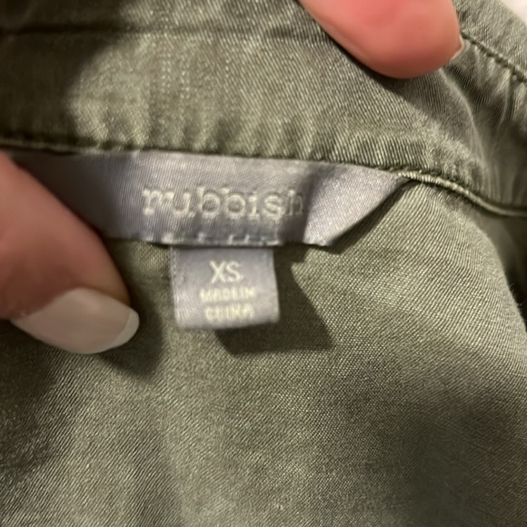 RUBBISH Military Green Cargo Utility Jacket - Picture 7 of 7